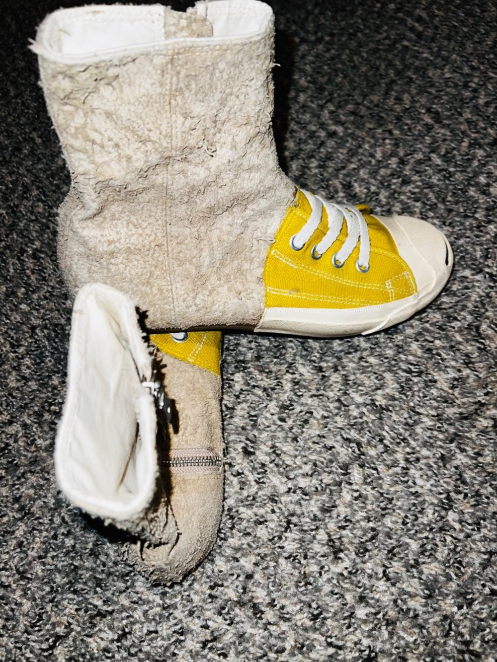 Maison Mihara Yasuhiro Jack Purcell - Archive Hybrid Hi-top Sneakers No OG Box - Picture 6 of 8